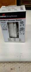 1- Cooper Lighting DAL06P-C1 Devine Decor Dimmer 600w Single or 3-way White