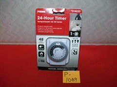 PRIME 24-HR INTERIOR TIMER 48 ON/OFF SETTINGS BRAND NEW IN FACTORY PKG. #0148297