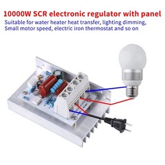 High Power 10000W Voltage Regulator Speed Controller For Electric Stove Premium↑
