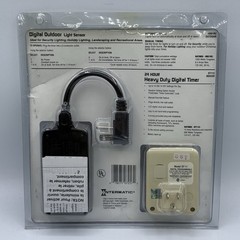 Intermatic Digital Timers DT11 & HB61RC Indoor Outdoor Programmable Set NIB