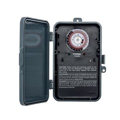 Ohm Gray 24 Hour Mechanical Timer for Appliances and Lighting Indoor Outdoor