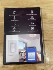 Avatar Controls In Wall Smart Switch Wi-Fi Enabled White
