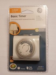 🎁⚡️ 3 GE Indoor plugin Basic Timer 24-Hour Programmable 30 min Int Polarized 2