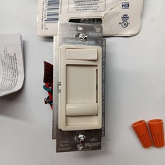 SureSlide Dimmer Switch for Dimmable LED, Halogen and Incandescent Bulbs, Almond