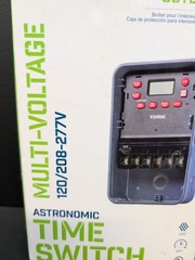 Tork EWZ103 7 Day Astronomic Digital Time Switch 120-277Vol Indoor Outdoor Timer