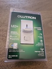 Lutron SCL-153PH-WH Skylark White 120V 1-Pole 3-Way LED Slide Light Dimmer