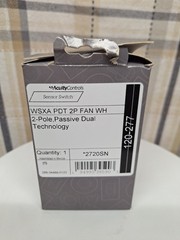 Acuity Controls WSXA Passive Dual Tech 2-Pole Wall Switch Sensor 120-277V WH
