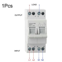 Circuit Breaker Transfer Switch 1 for Pc 63A AC400 Dual Power Manual Tool