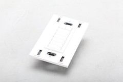 Lutron HQWA-W6BRLI-WH HomeWorks QS Wired seeTouch Keypad White – NEW