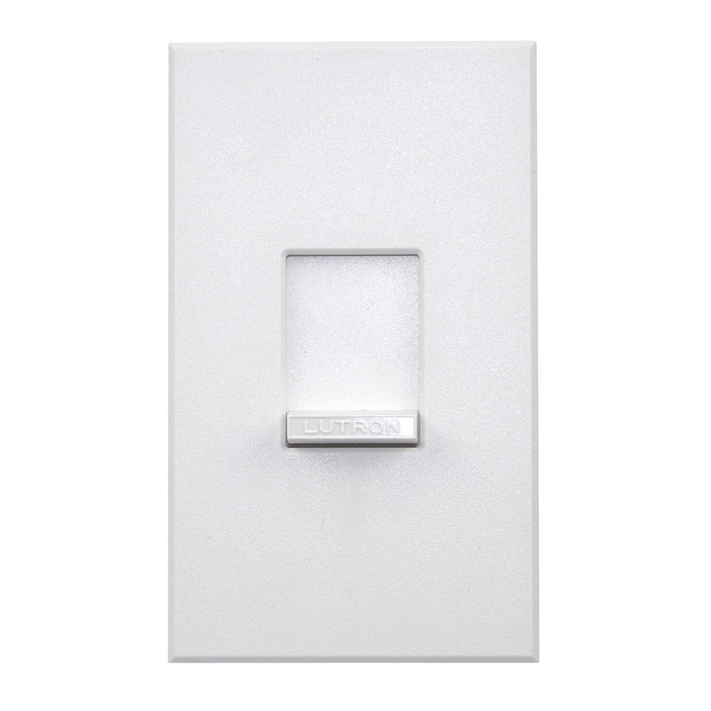 LUTRON NF-10-WH NOVA 120V 16A FLUORESCENT 3-WIRE SINGLE POLE SLIDE DIMMER, WHITE
