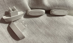 NEW qty.4 Lutron White Light Switch Knob Slider Slide Replacement