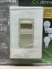 Lutron LED Dimmer DVWCL-153PH White, DIVA C•L Single Pole Or 3 Way