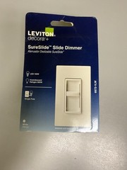 Leviton 6672-1LW SureSlide – Slide Dimmer – 150w LED/600W Incandescent