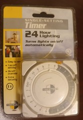 Single-Setting Timer 24 Hour Lighting by Timer Matic. New Sealed Package.