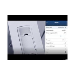 Leviton Odp10-I1w Wall Mount Sensor, , White, 1, 100 Sq Ft, Fluorescent,