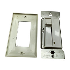 Eagle Electric 6431W White Lighted Slide Dimmer, Single Pole, 600W *Please Read*