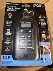 My Touch Smart Simple Set Plug-In Digital Timer #26898 Indoor & Outdoor New NIB