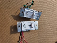 Bulk Lot of 45 Lutron Skylark Dimmer Switches – Mixed Models – Used
