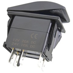 Blue LED Horizontal LASER ETCHED Rocker Switch 43 Styles for Caravan Marine Car