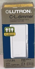 Lutron DVCL-153PH Dimmer Wall Switch – White NEW