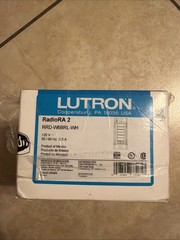 Lutron RadioRA 2 RRD-H6BRL-WH Hybrid Keypad Dimmer, White. Lightly Used Showroom