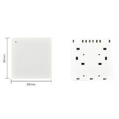433MHz Wireless RC Kinetic Self-Powered Wall Light Switch For Home Lighting new