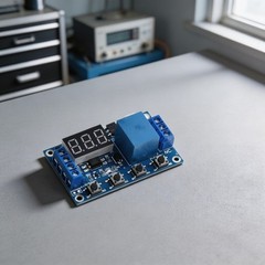 DC 6V-30V For Time Relay Module 4 pcs with Reverse Polarity Protection