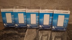 5 Pack Lutron PD-5ANS-WH-R Caseta Wireless Smart Lighting Switch 5A Single Pole