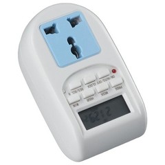 European Standard Timer Socket 220V-240V Portable ABS Functional LCD Digital …