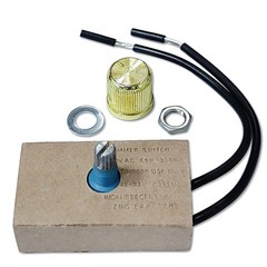 Zing Ear ZE-03 Dimmer Switch Combo Kit Rotary 120VAC 240VAC 300W MAX Repair T…