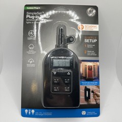 GE SimpleSet Plug-In Timer Touchsmart Weather Resistant Outdoor Indoor New