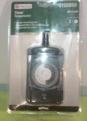 Utilitech Outdoor Heavy Duty 24 Hour Manual Timer #155550 new