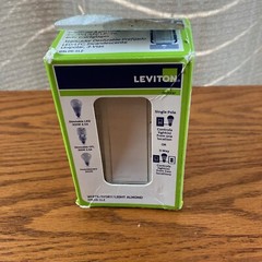 Leviton DSL06-1LZ Decora Universal Rocker Slide Dimmer, 300-Watt LED and CFL