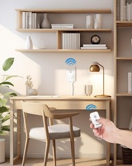 Wireless Remote Control Outlet Plug for Lamp, Light, Fan – 100ft Range, FCC
