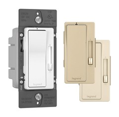 Legrand radiant RH4FBL3PTCCCV6 0-10V Preset Decorator Rocker Dimmer Light Swi…