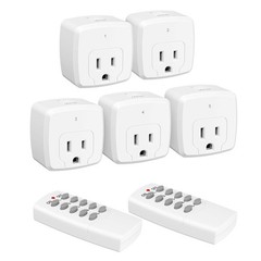 Remote Control Outlet with 100FT RF Signal, Wireless On Off Switch Plug for H…