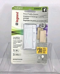 Legrand Radiant 700W 3-Way 1-Pole Dimmer Switch – White RH703PTCCCV6 New