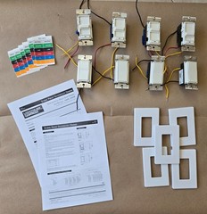 Lightholier ZP600 and ZPR-3 circuitry for incandescent and mixed bulbs