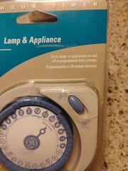GE 24 Hour Timer Lamp & Appliance programmable in 30-min intervals  Lot Of 2