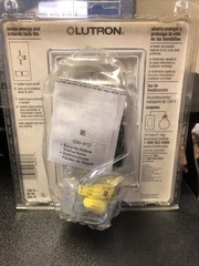 NEW – Lutron DL-600PLHW-GT 600W Single-Pole Dalia Duo Dimmer, WHITE * FREE SHIP