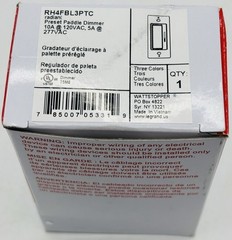 WATTSTOPPER legrand Three Colors Preset Paddle Dimmer {RH4FBL3PTC}