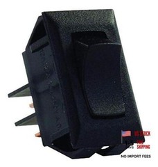 JR Products 12705 SPST Mom-On/Off Switch 1 Count (Pack of 1) Black