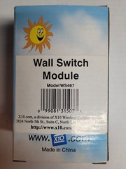 X10 Wall Dimmer Module WS467 – NEW