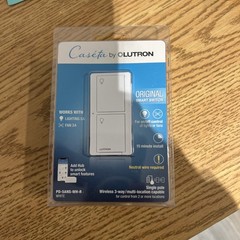 Lutron Caséta Wireless 120V Smart Switch – White (PD-5ANS-WH-R)