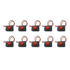 Set of 10 Self Wired Push Button Switches for DIY and Appliance Fixing