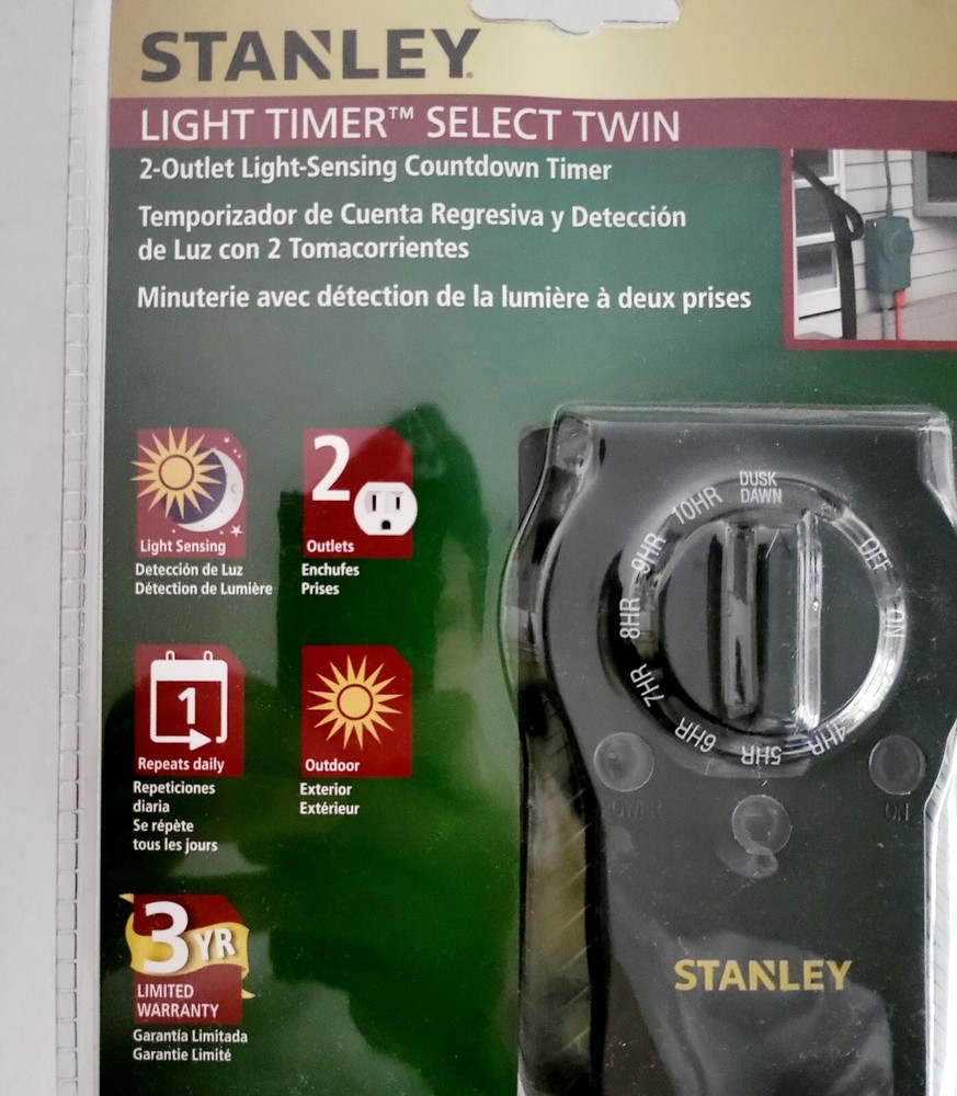 Stanley Timer Max Select Outdoor Digital Photocell Timer (56436) – NEW™