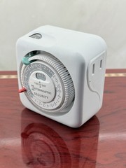 Intermatic Kitchen Timer 15 Amp 24-Hour Indoor Plug-In Timer in White (TN111K)