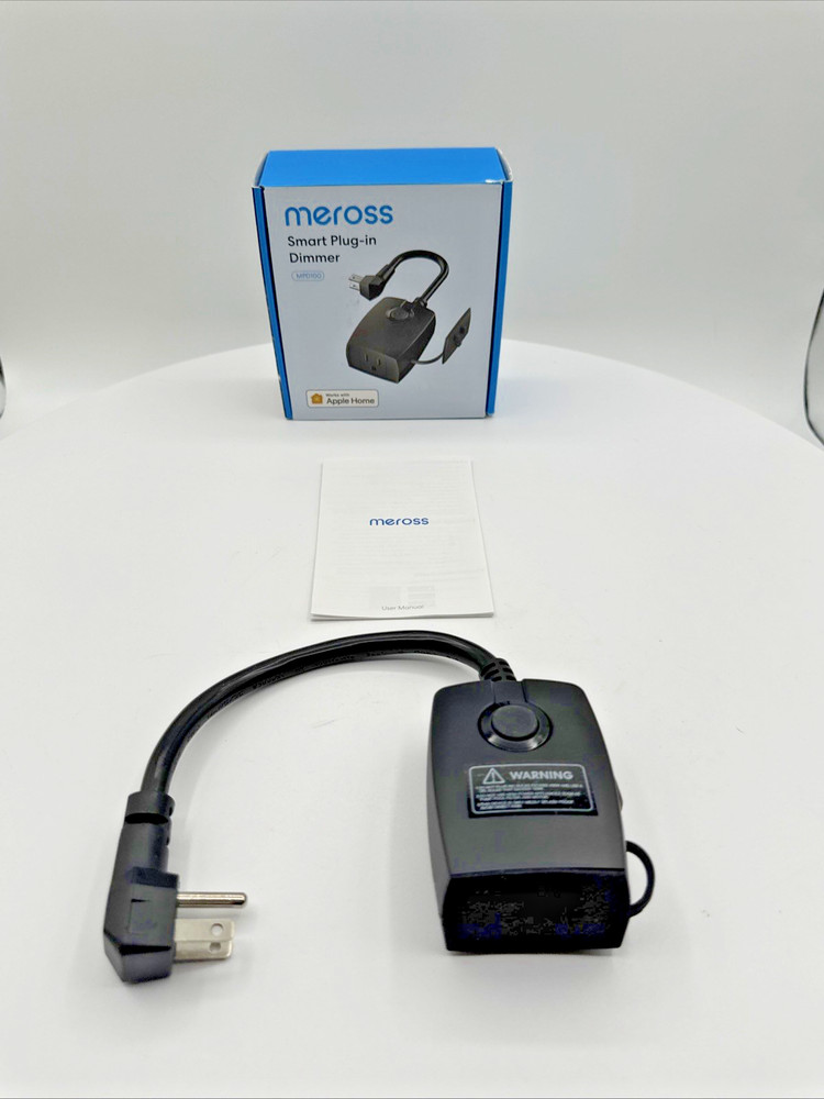 Meross MPD100HK Outdoor Smart Dimmer Plug HomeKit Alexa Google 1-100%