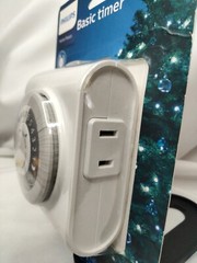 Philips Home Basic Timer Indoor Programmable Daily Cycle Polarized 2 Outlet