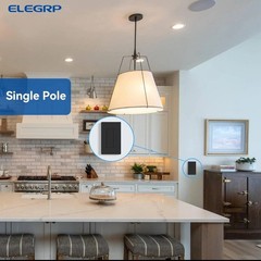 ELEGRP Dimmer Switch, Digital Dimmer Light Switch for LED Lights 150W, INC/HAL 4